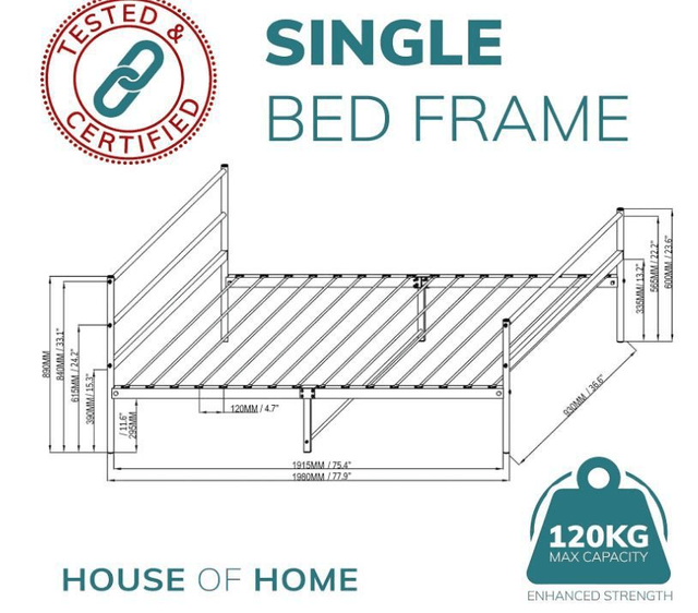 Single Bed Frame (198*93)