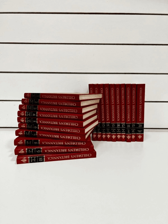 Children&#039;s Britannica set (1988) 